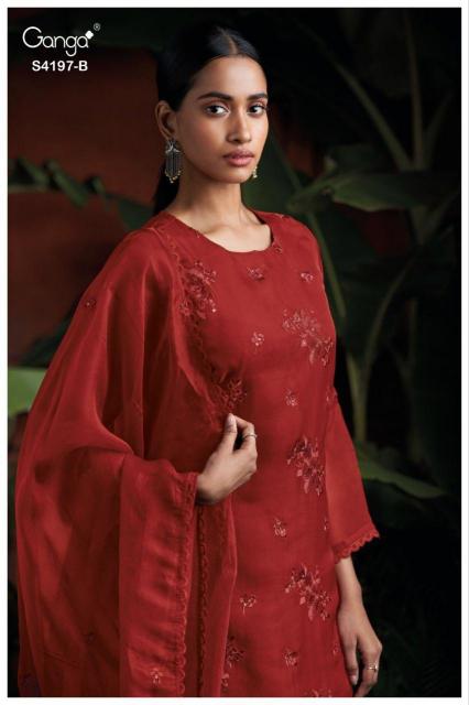 Ganga Quina 4197 catalog wholesale salwar suit suppliers