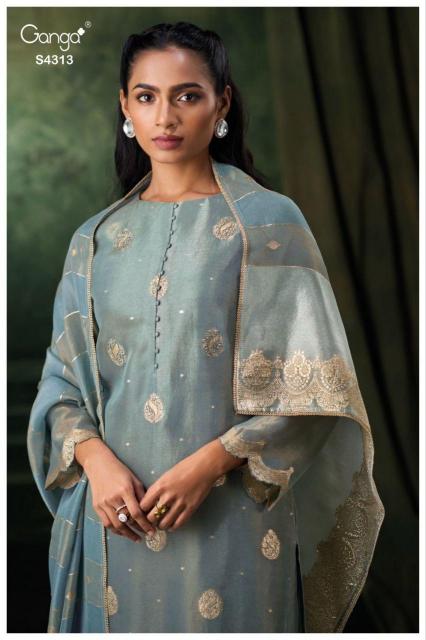 Ganga Quivira 4313 catalog salwar suits wholesaler