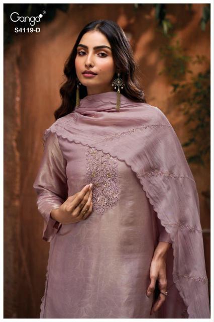 Ganga Qyra 4119 catalog salwar kameez wholesale 