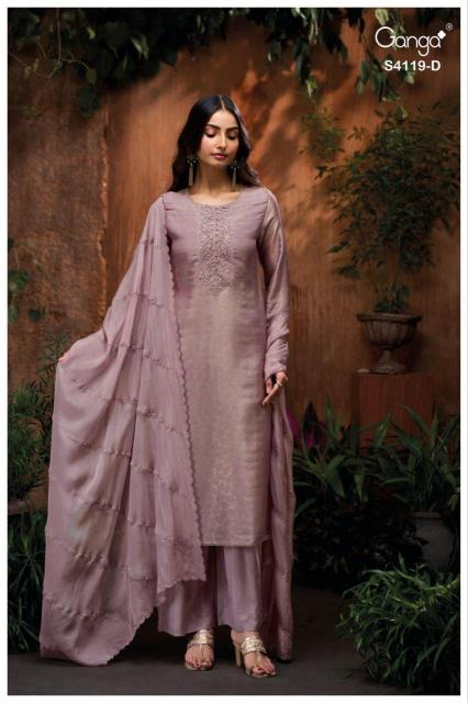 Ganga Qyra 4119 catalog salwar kameez wholesale 