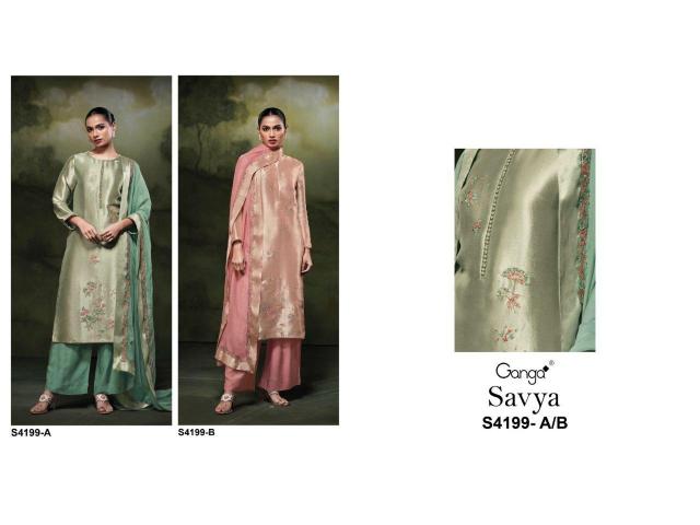 Ganga Savya 4199 catalog indian salwar kameez wholesale online