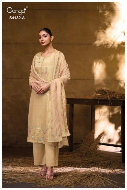 Ganga Tisha 4132 catalog salwar kameez brands