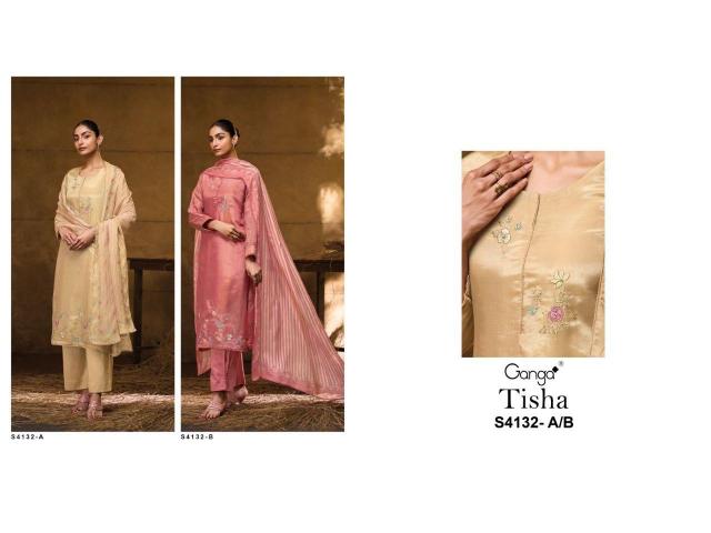 Ganga Tisha 4132 catalog salwar kameez brands