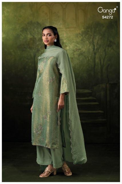 Ganga Yalisse 4272 catalog wholesale salwar suits online surat