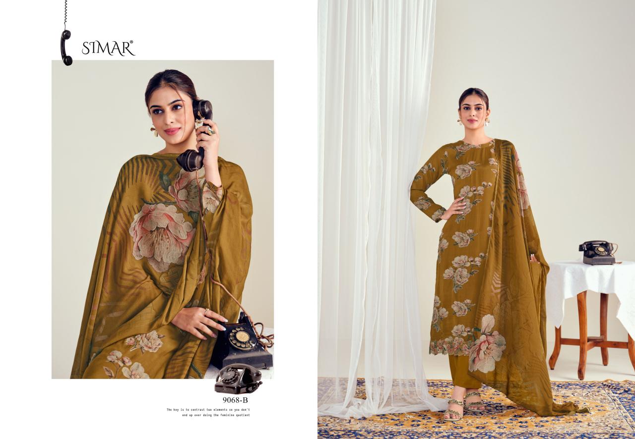 Glossy Simar Everbloom Nx catalog wholesale salwar kameez catalogue with price