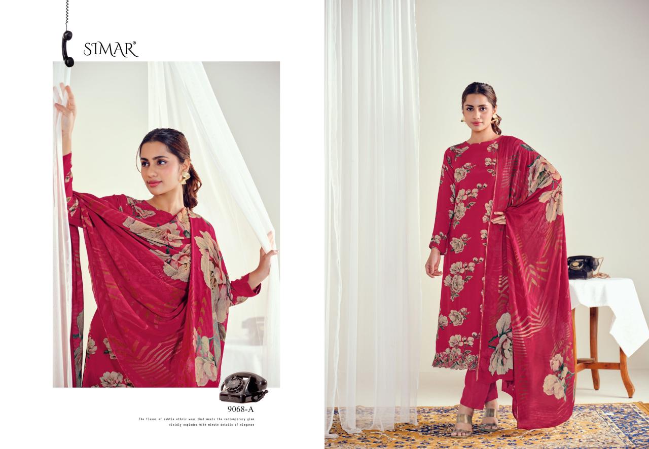Glossy Simar Everbloom Nx catalog wholesale salwar kameez catalogue with price