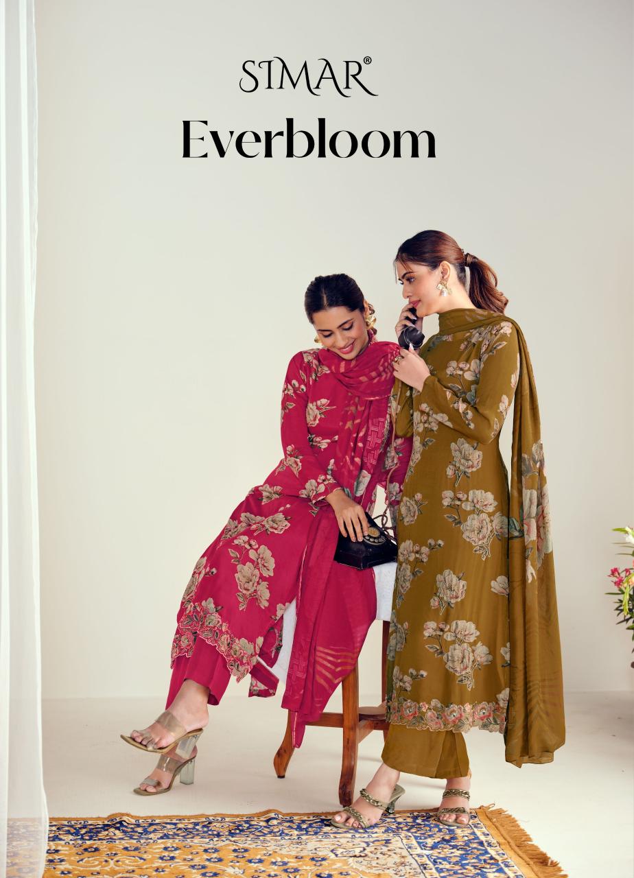 Glossy Simar Everbloom Nx catalog wholesale salwar kameez catalogue with price