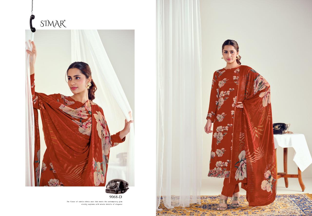 Glossy Simar Everbloom Nx catalog wholesale salwar kameez catalogue with price