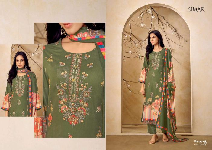 Glossy Simar Ravaya catalog salwar kameez wholesale in kolkata