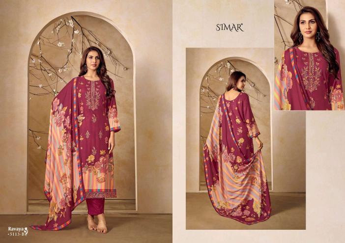 Glossy Simar Ravaya catalog salwar kameez wholesale in kolkata