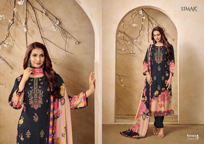 Glossy Simar Ravaya catalog salwar kameez wholesale in kolkata
