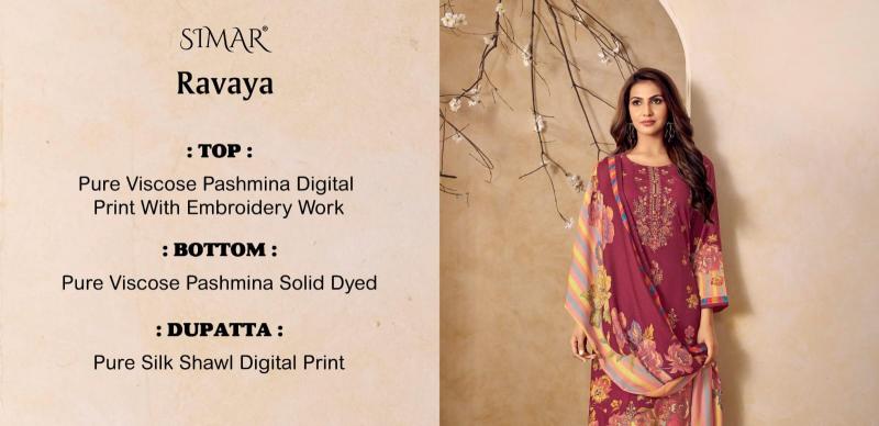 Glossy Simar Ravaya catalog salwar kameez wholesale in kolkata