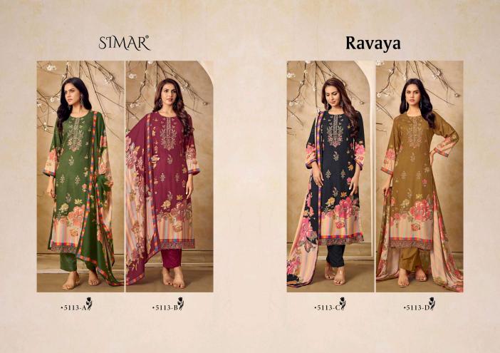 Glossy Simar Ravaya catalog salwar kameez wholesale in kolkata