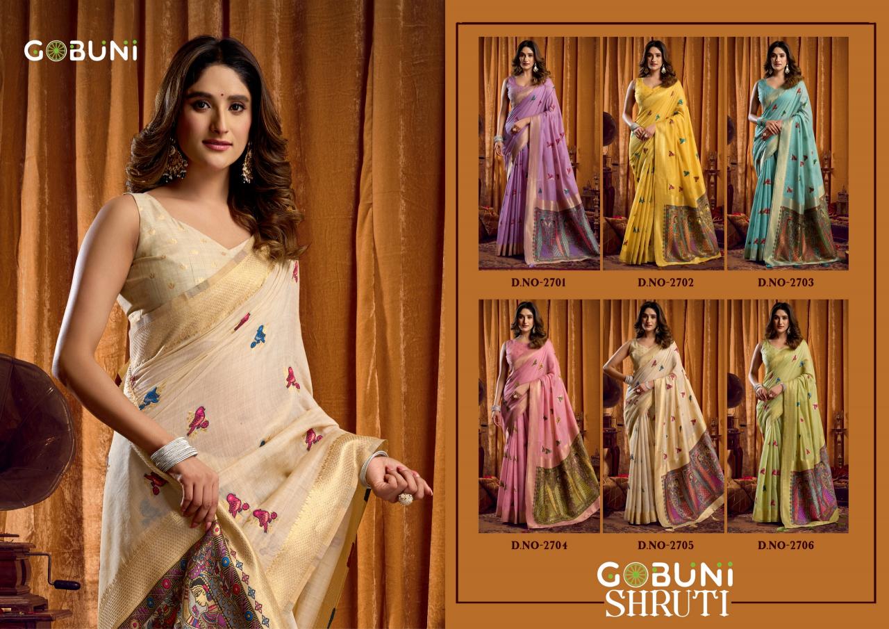 Gobuni Shruti catalog surat textile wholesale saree