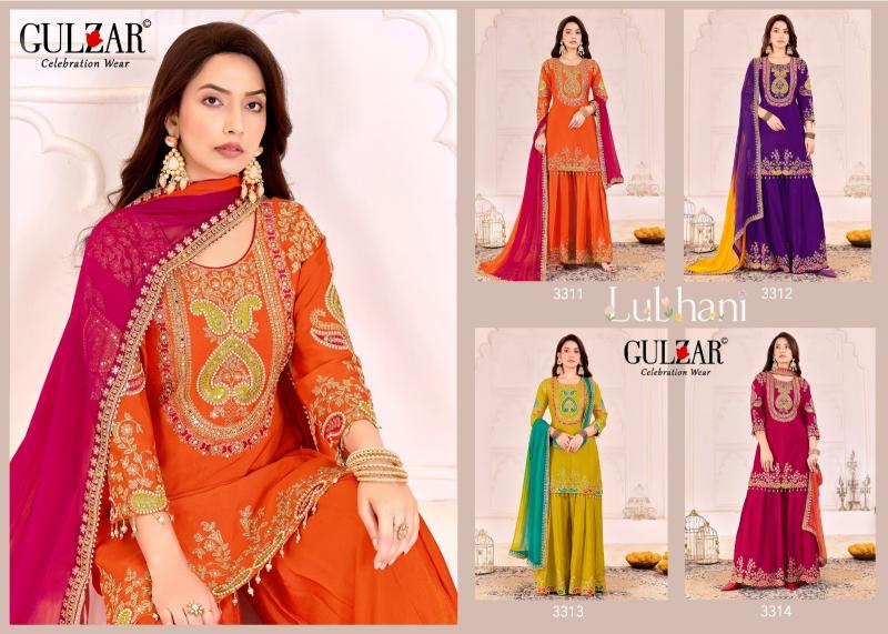 Gulzar Lubhani catalog tulsi salwar kameez wholesalers