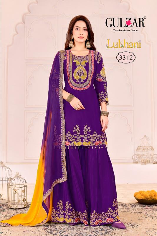 Gulzar Lubhani catalog tulsi salwar kameez wholesalers