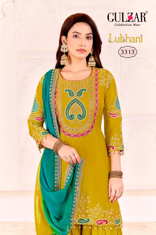 Gulzar Lubhani catalog tulsi salwar kameez wholesalers