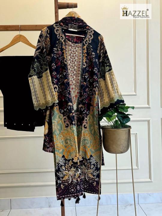 Hazzel 0356 & 0357 catalog pakistani suits wholesale in dubai