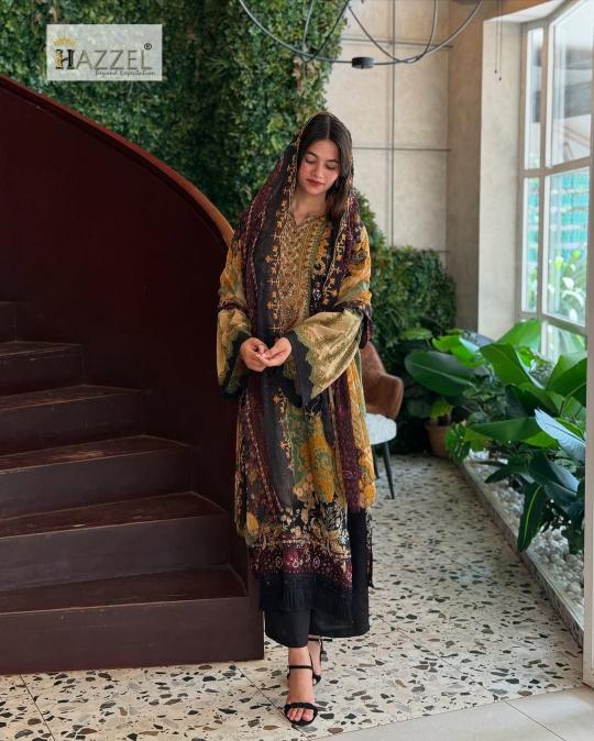 Hazzel 0356 & 0357 catalog pakistani suits wholesale in dubai