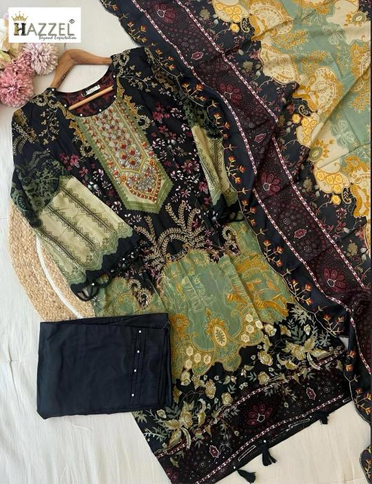 Hazzel 0356 & 0357 catalog pakistani suits wholesale in dubai