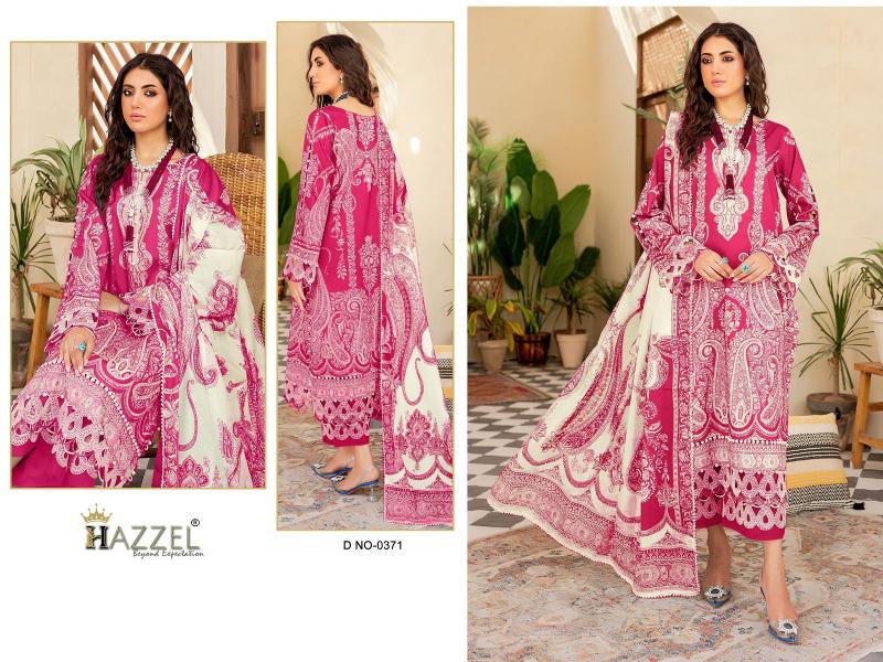 Hazzel Maria B 0337 & 0371 catalog tawakkal pakistani suits wholesale