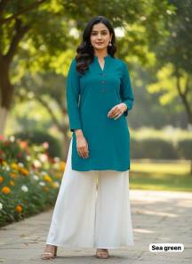 Heavy Rayon vol 8 0.1 kurti plazo set e commerce product