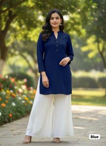 Heavy Rayon vol 8 0.3 kurti plazo set e commerce product