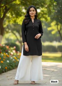 Heavy Rayon vol 8 0.7 kurti plazo set e commerce product