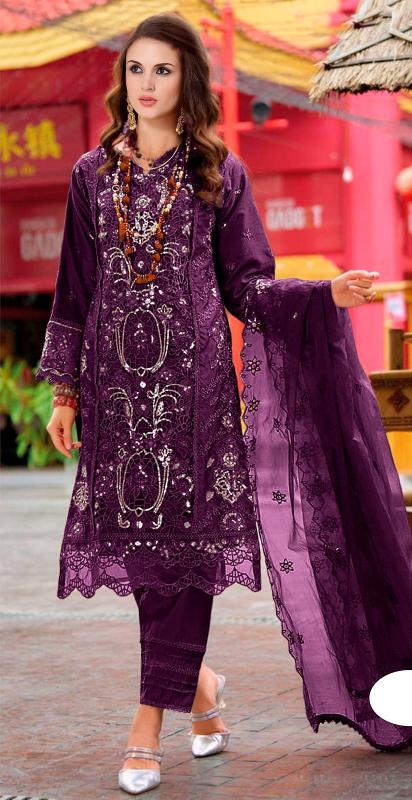 Hessa 127 catalog pakistani suits wholesale online