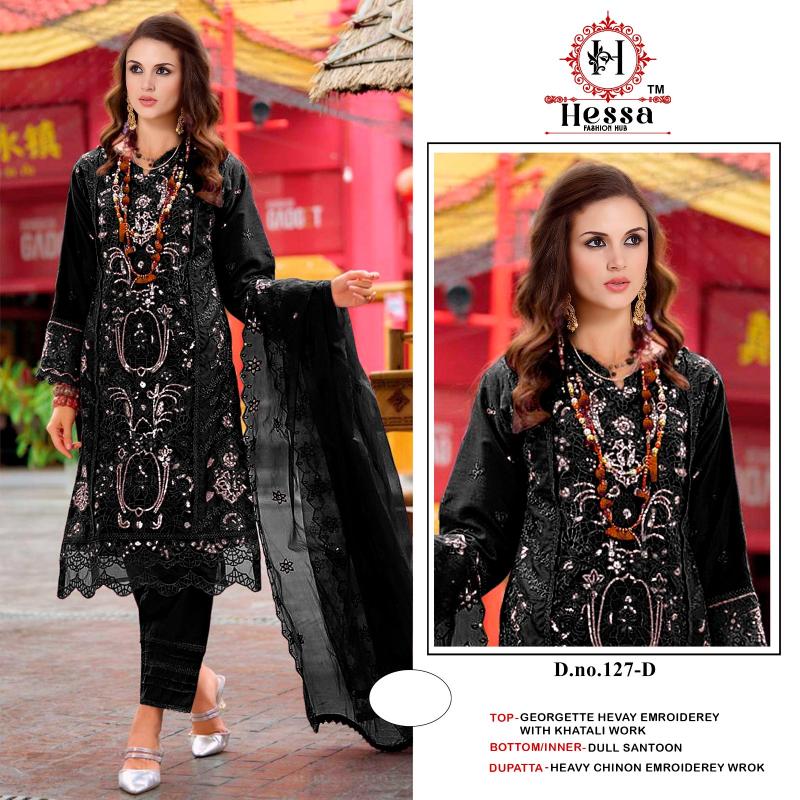 Hessa 127 catalog pakistani suits wholesale online