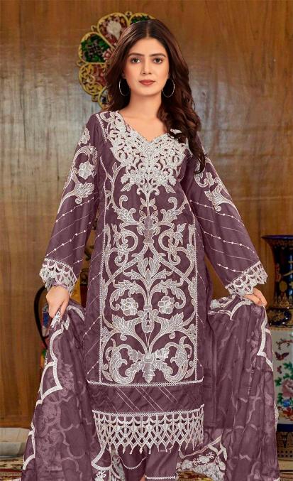 Hessa 128 catalog pakistani suits wholesale online