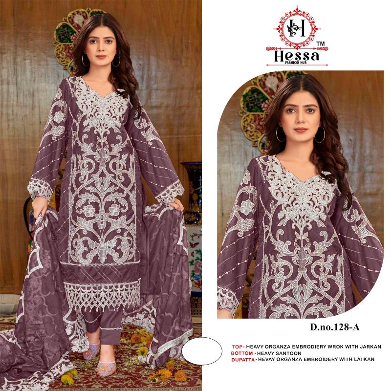 Hessa 128 catalog pakistani suits wholesale online