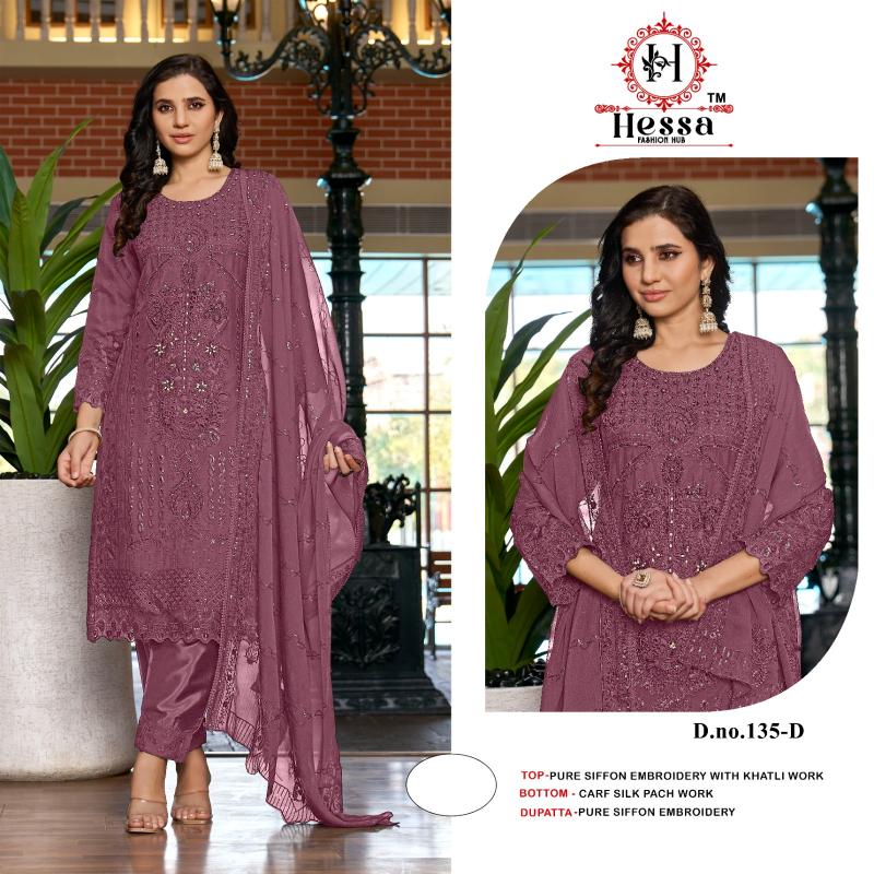 Hessa 135 catalog pakistani suits online wholesale