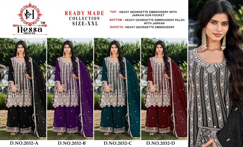 Hessa 2032 catalog pakistani suits wholesale surat