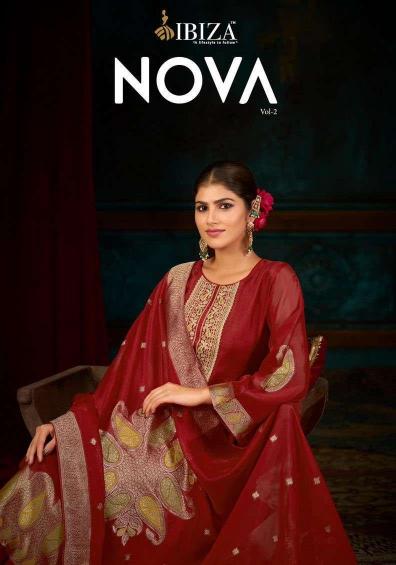 Ibiza Nova vol 2 catalog wholesale unstitched salwar kameez material in bangalore