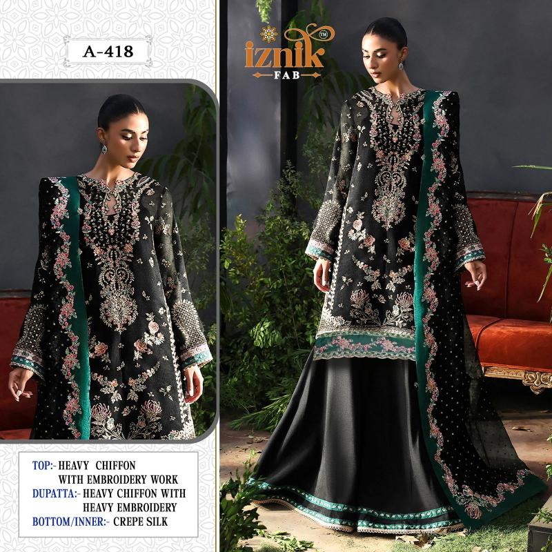 Iznik 418 Catalog pakistani suits wholesaler in india