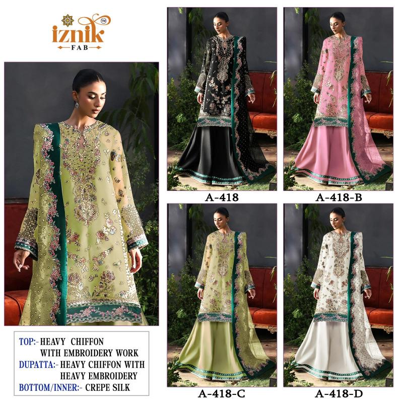 Iznik 418 Catalog pakistani suits wholesaler in india