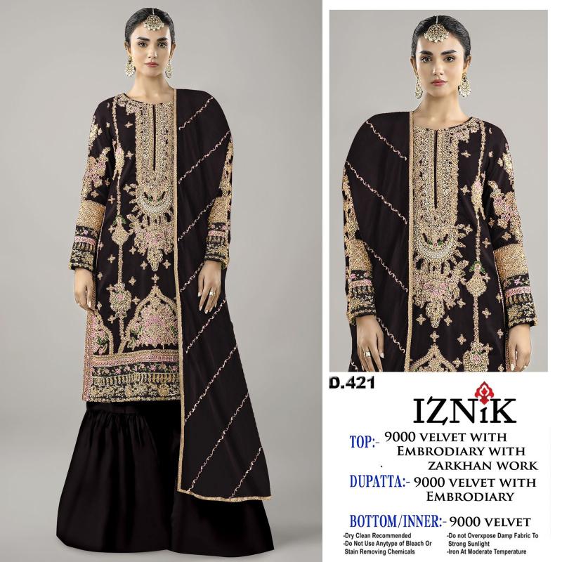 Iznik 421 Catalog pakistani suit wholesale market