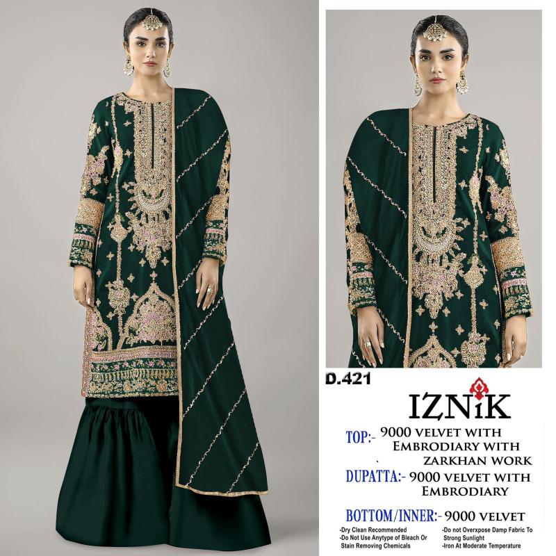 Iznik 421 Catalog pakistani suit wholesale market