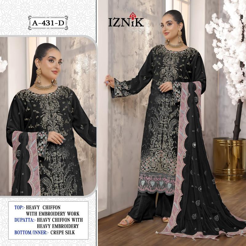 Iznik 431 Catalog pakistani replica suits wholesale