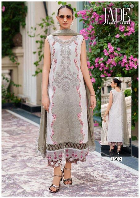 Jade Bin Saeed Vol- 15 – Readymade Karachi Kurti Pant With Dupatta