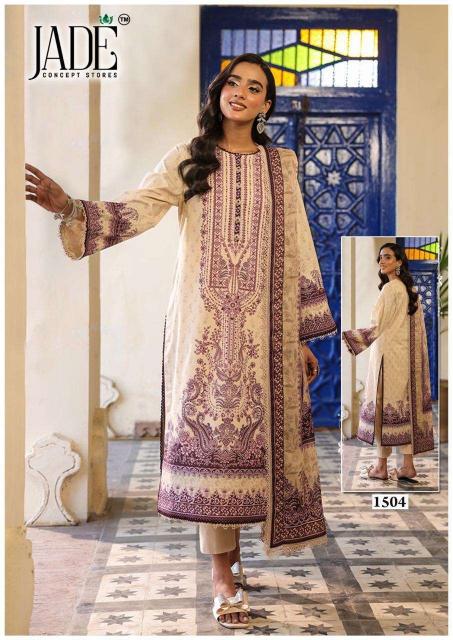 Jade Bin Saeed Vol- 15 – Readymade Karachi Kurti Pant With Dupatta
