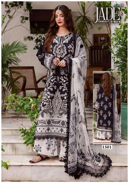Jade Bin Saeed Vol- 15 – Readymade Karachi Kurti Pant With Dupatta