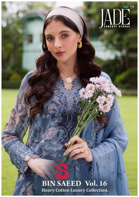 Jade Bin Saeed Vol- 16 – Readymade Karachi Kurti Pant With Dupatta