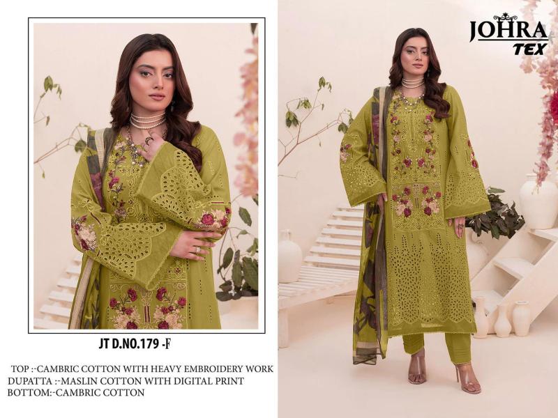 Johra Tex 179 F catalog fashid wholesale pakistani suit