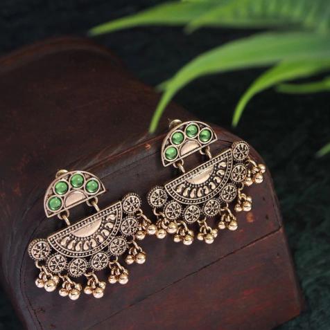 Juri craft Lunches AER 2805-Green cheap indian artificial jewellery online