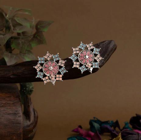 Juri craft Lunches D AER 1644-Pink wholesale fashion jewellery near me
