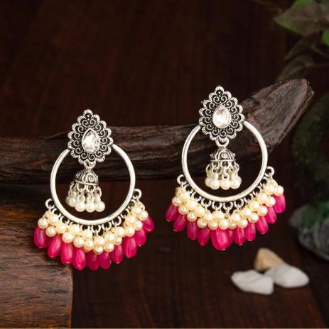 Juri craft Lunches D AER 2206-Pink wholesale jewelry india manufacturers