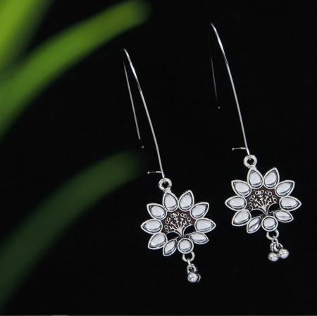 Juri craft Lunches D AER 3558 GOLD MAROON wholesale earrings shop near me