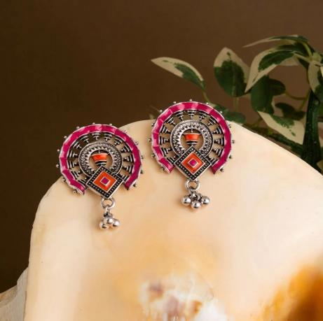 Juri craft Lunches D AER 383 SILVER BROWN best artificial jewellery online